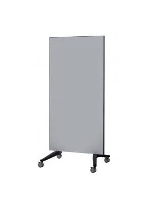 Tabuľa GLASSBOARD 90x175cm sivá na kolieskach