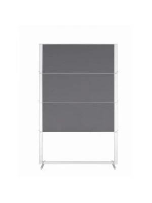 Moderačná tab. plstená skladacia PROFESSIONAL150x120cm sivá