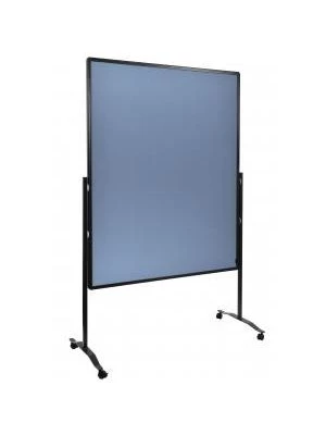 Moderačná tabuľa plstená 150x120 cm PREMIUM modrosivá