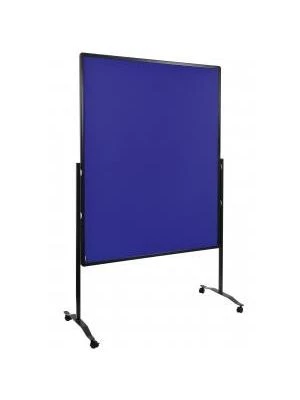 Moderačná tabuľa plstená 120x150 cm PREMIUM tmavomodrá