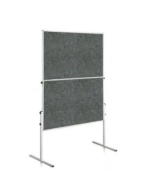 Moderačná tabuľa plstená 150x120 cm ECONOMY sivá