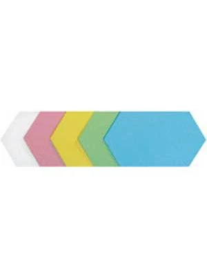 Moderačné šesťuholníky 16,5x30 cm mix 100 ks