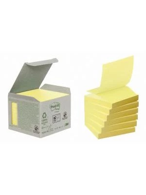 Z-Bločky Post-it recyklované 76x76mm žlté
