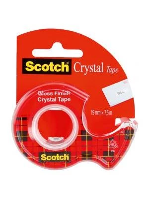 Lepiaca páska kryštálovo číra Scotch , 19 mm x 7,5 m, 1 rolkav zásobníku