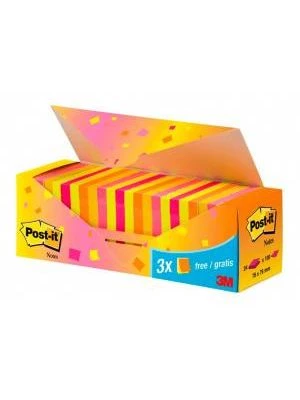 Bločky Post-it Super Sticky neónová 76x76 zvýhodnené balenie