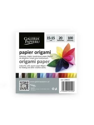 Galeria Papieru origami papír barevný 15x15cm, 100ks