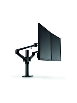 Dvouramenný držák monitoru F černá