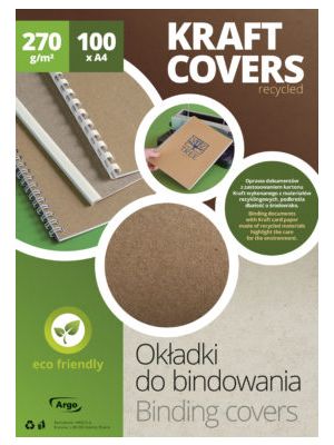 obálka A4 Kraft 70% recycling, 100ks