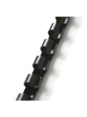 plastový hřbet 22mm černá 50ks