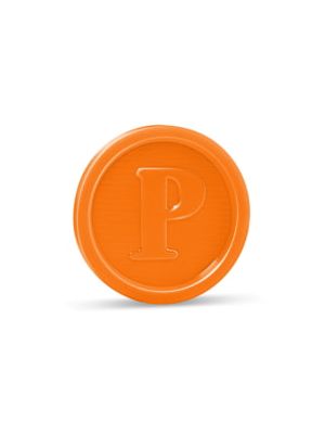 Žetón (PS) oranžový Ø23mm [100 ks]