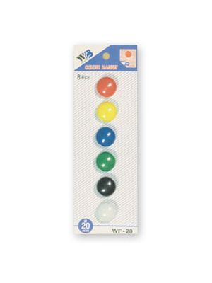sada magnetů WF mix průměr 20 mm, 6ks