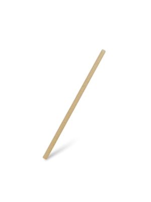 Slamka bio-kompozit prírodná hnedá `JUMBO` Ø8mm x 25cm [100 ks]