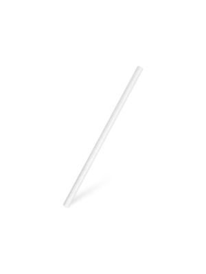 Slamky papier JUMBO biele 20cm (100ks)