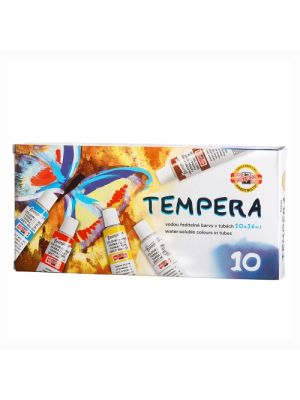 Farby temperové KOH I NOOR 10ml, 10ks