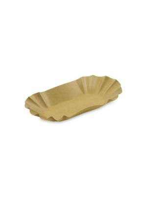 Papierová miska nepremastiteľná oválna kraft 17,5 x 10,5 x 3 cm [250 ks]