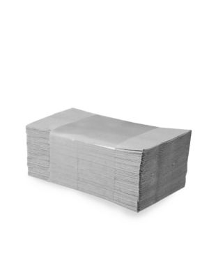 Papierový uterák skladaný ZZ 1vrstvý natural 25 x 23 cm RECY [5000 ks]
