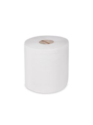 Utierka (PAP) rolovaná 2vrstvá s ražbou biela Ø17cm 19cm x 100m [6 ks]