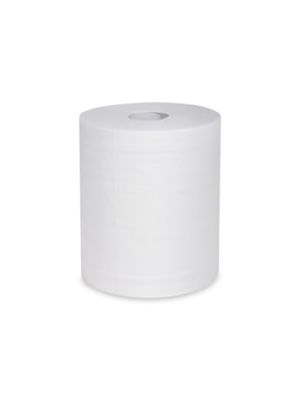 Utierka (PAP) rolovaná 2vrstvá s ražbou biela Ø19cm 22cm x 160m [6 ks]