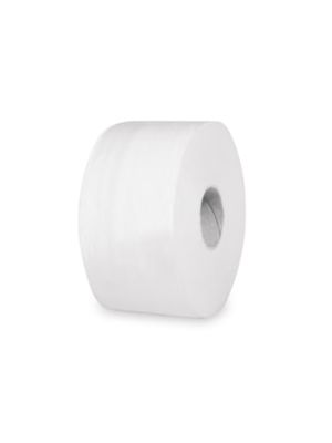 Toaletný papier (Tissue) 2vrstvý s ražbou biely `JUMBO` Ø19cm 145m [12 ks]