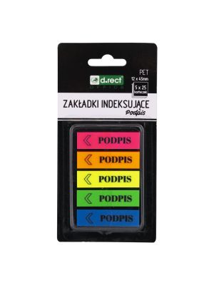 Záložka 12x45mm 5x25ks  Podpis