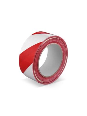 Lepiaca páska s tkaninou červeno/biela 50mm x 33m [1 ks]
