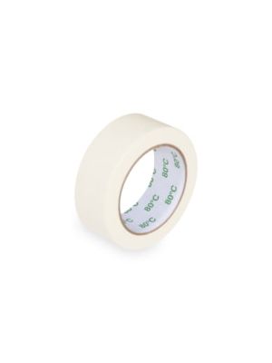 Lepiaca páska krepová,  biela 50mx38mm (do +80°C)