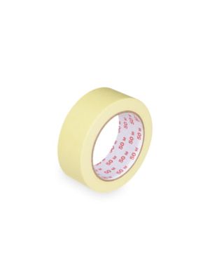 Lepiaca páska krepová, žltá 50mx38mm