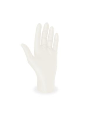 Rukavica (Latex) nepúdrovaná biela `S` [100 ks]