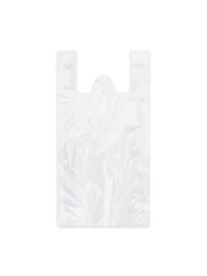 Mikroténové tašky 15kg / 36x60, biela (50ks)