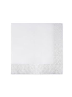Obrúsky 2-vrstvé 40x40 biele (50ks)