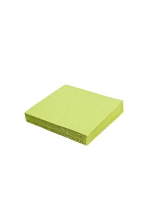 Servítky 3vrst. 33x33 žltozelené 20ks
