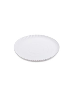 Papierový tanier hlboký biely Ø26cm [50 ks]