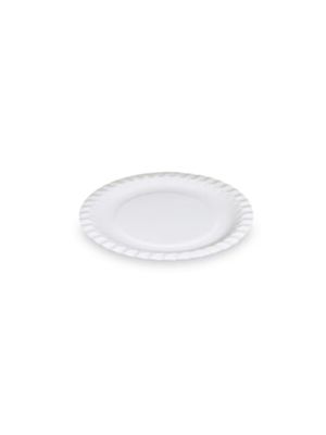 Papierový tanier biely Ø18cm RECY [100 ks]