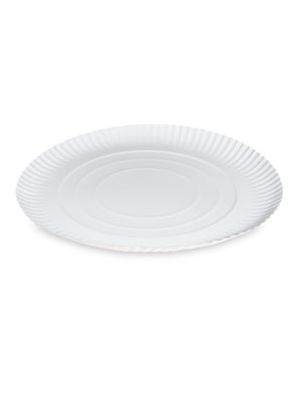 Papierový tanier hlboký biely Ø34cm RECY [50 ks]