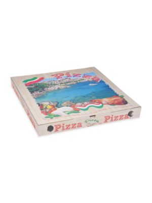 Krabica na pizzu z vlnitej lepenky 50 x 50 x 5 cm [100 ks]