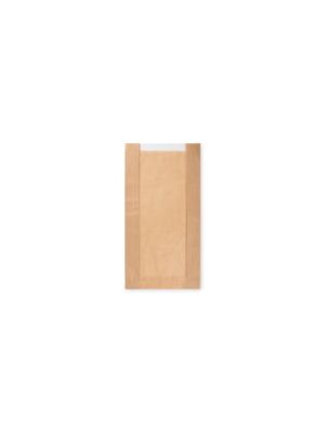 Papierové vrecko s okienkom 9cm 15+6 x 29 cm [1000 ks]