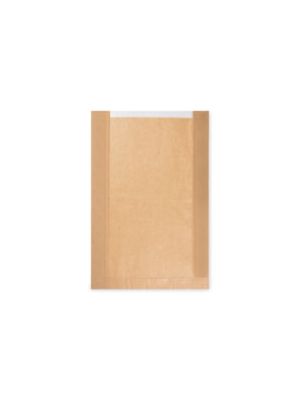 Papierové vrecko s okienkom 18cm 26+7 x 40 cm [1000 ks]
