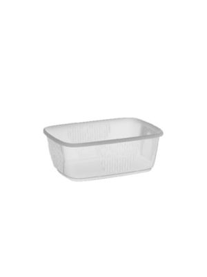 Miska (PP) ECONOMY hranatá priehľadná 108 x 82 mm 200ml [1000 ks]