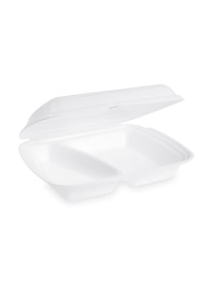 Menu box (XPS) 2dielny biely 241 x 207 x 69 mm [125 ks]