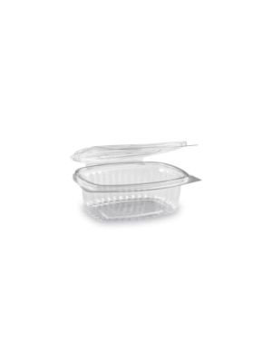 Miska (rPET) s viečkom oválna priehľadná 250ml [50 ks]