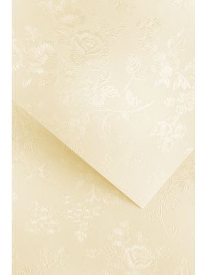 Galeria Papieru ozdobný papír Floral ivory 220g, 20ks