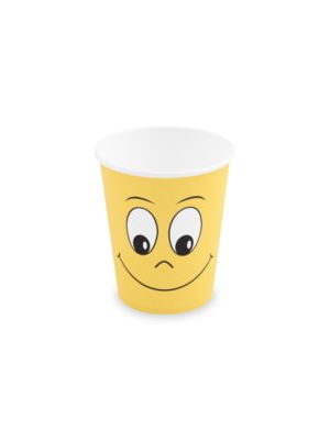 Papierový pohár Smile Ø80mm 280ml `M: 0,2L/8oz` [10 ks]