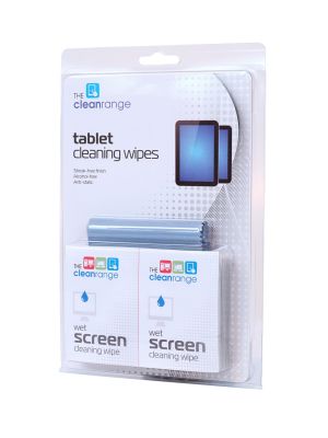 Čistící utěrky mokré/suché na monitory a PC, 20/20ks