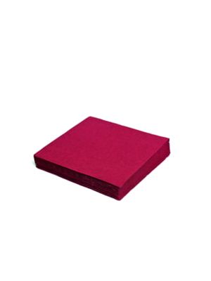 Servítky bordové 33x33 50ks dv