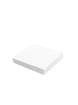 Papierové servítky 2-vrstvové 33x33cm biele 250ks