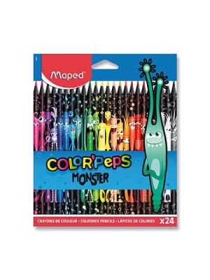 Pastelky 24 Maped Color peps Monster bezdrevné
