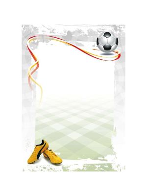 Diplom A4 , motív fotbal 170g  , 25hárkov/bal