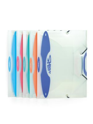 Mapy na spisy SMOOTH 3 FLAP FOLDER, A4 zelená