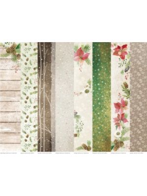Galeria Papieru scrapbooking papír Kouzlo Vánoc sada 200g, 8ks