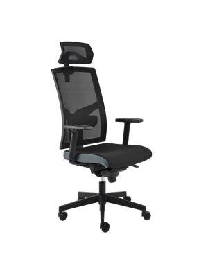 Kancelárska stolička GAME VIP SYN čierno/sivá (B8033) + PDH 3D + podrúčky P44